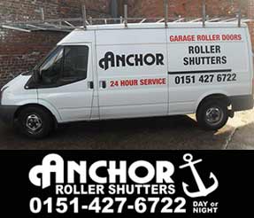 Anchor van - roller shutters